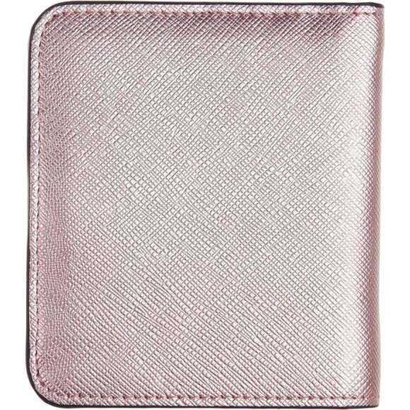 RFID-Blocking Compact Bifold Wallet – Luxury Leather Mini Purse with ID window - Picture 4 of 7